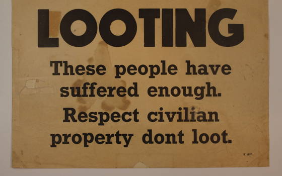 Expositie ‘Bezet, bevrijd & geplunderd’